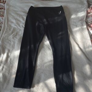 Gymshark Black Women's Capris with Subtle Logo
